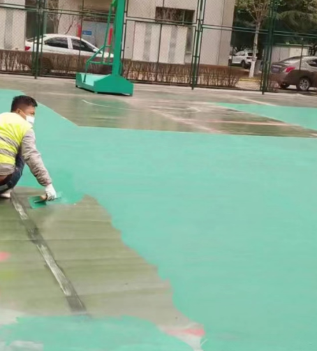 赣州球场地面翻新